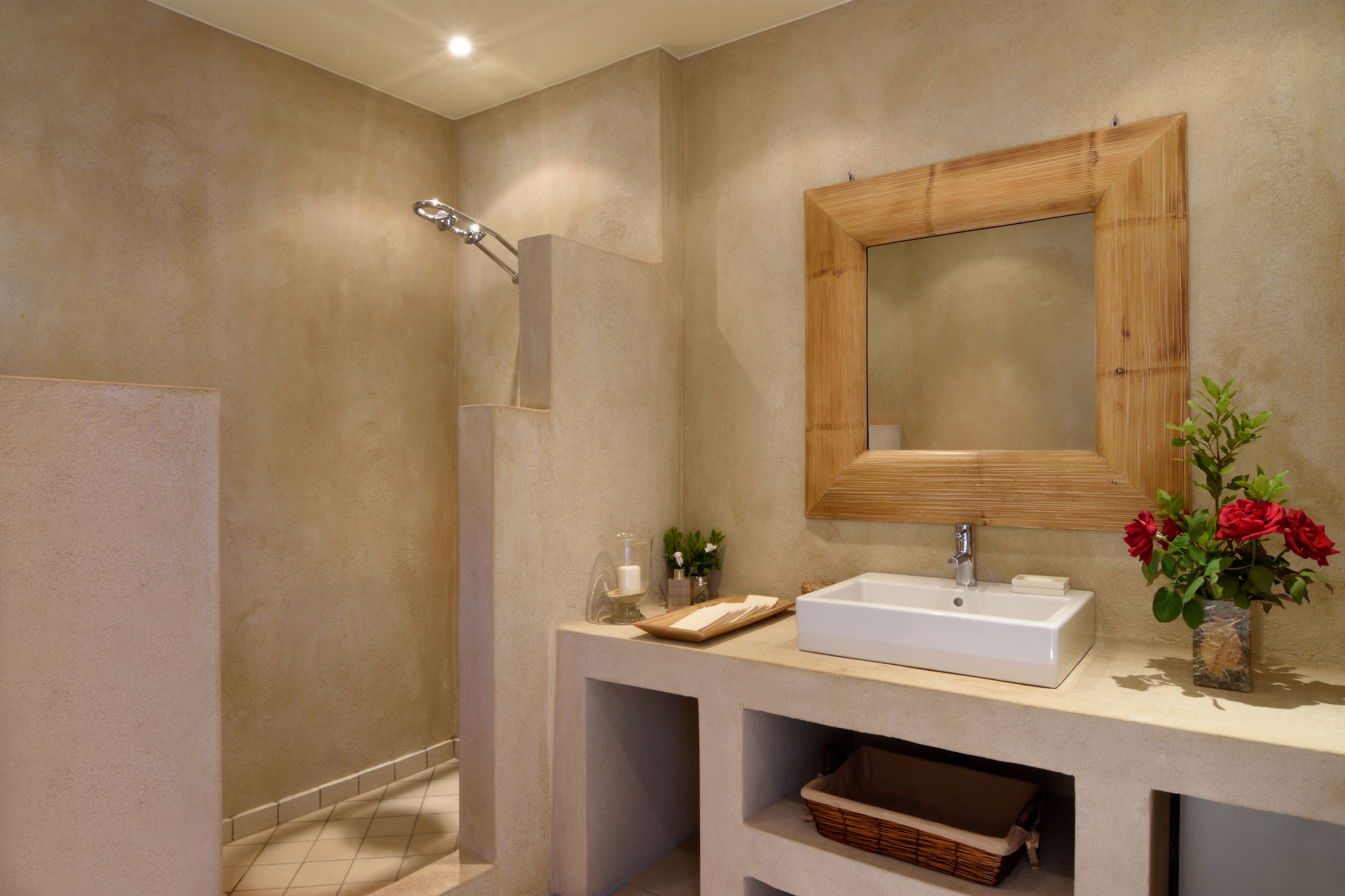 The pool bathroom used by the multi-purpose room
