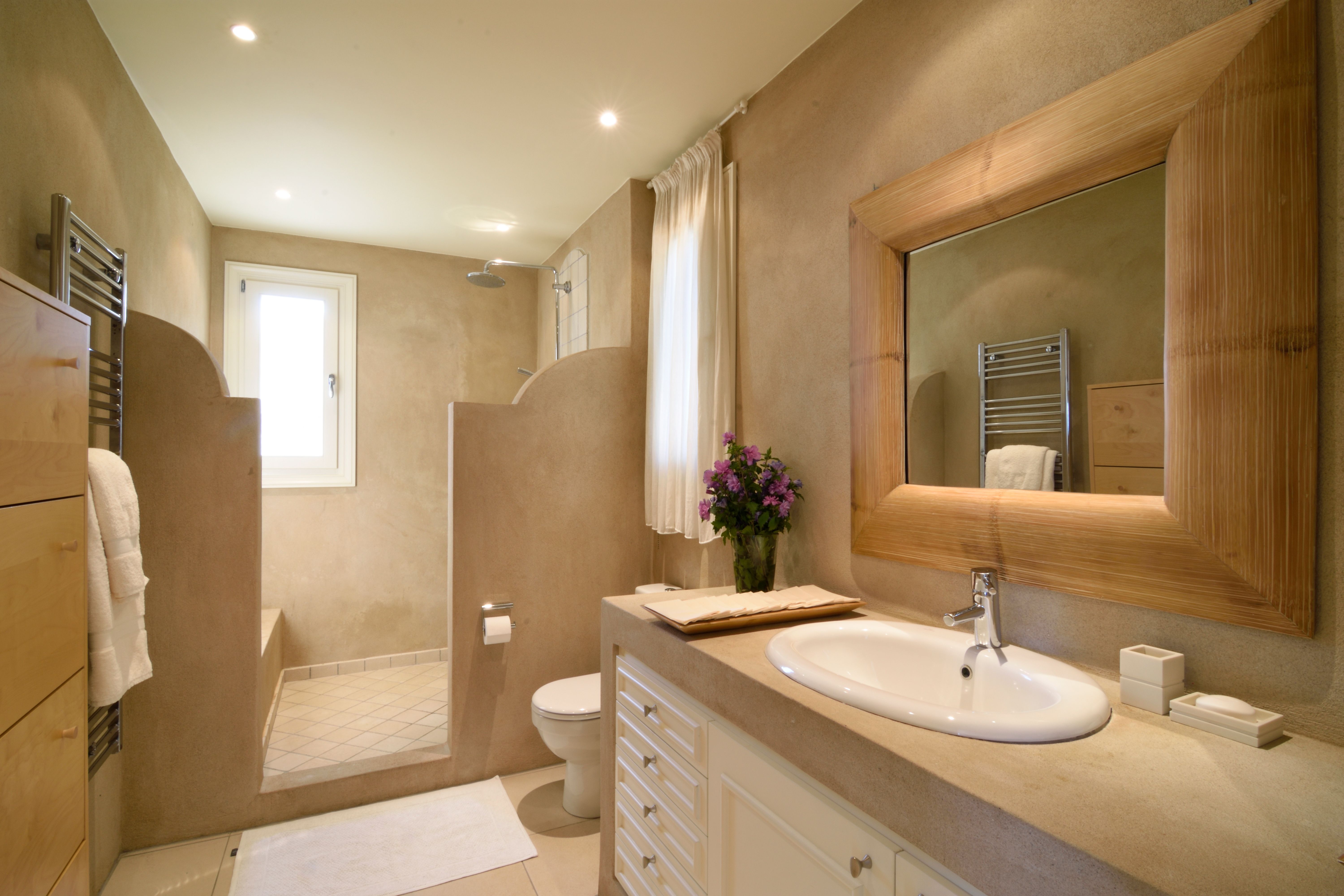 A ground-floor ensuite shower room